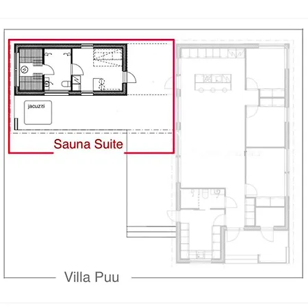 דירה Sauna